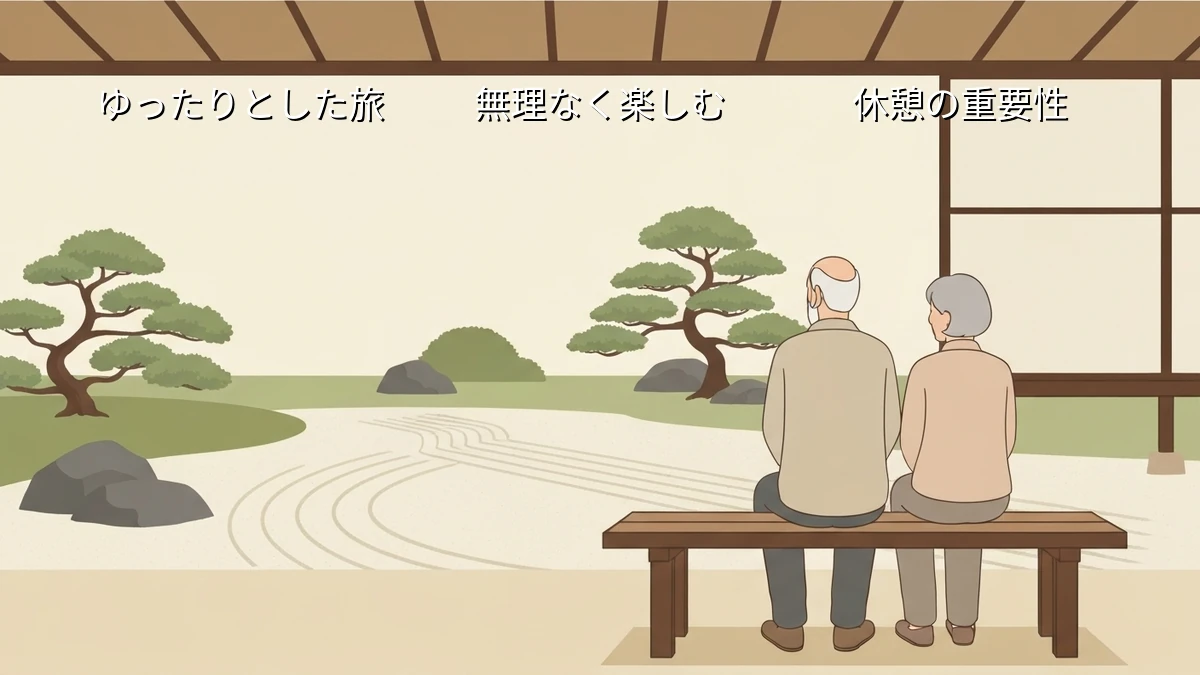 日本旅行で疲れない！シニアが最後まで満喫できる旅のペース配分