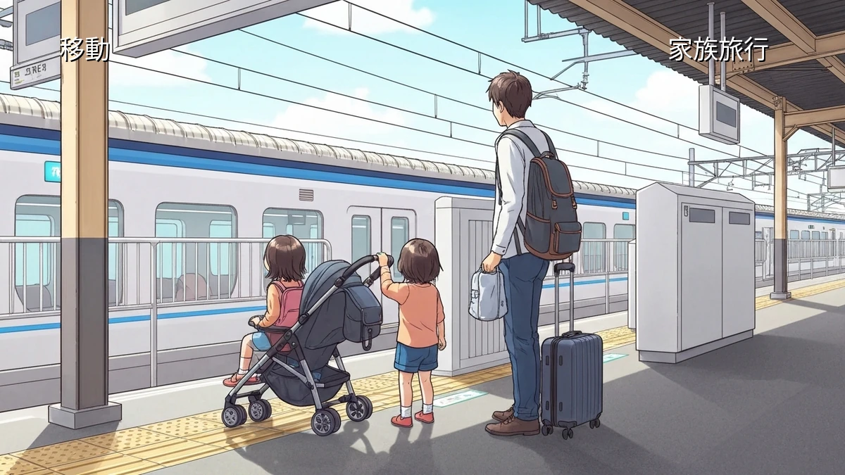 初めての子供連れ日本旅行：移動で疲れない交通手段の選び方