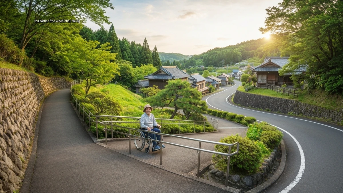 静岡県：伊豆のバリアフリー車椅子旅行ルート